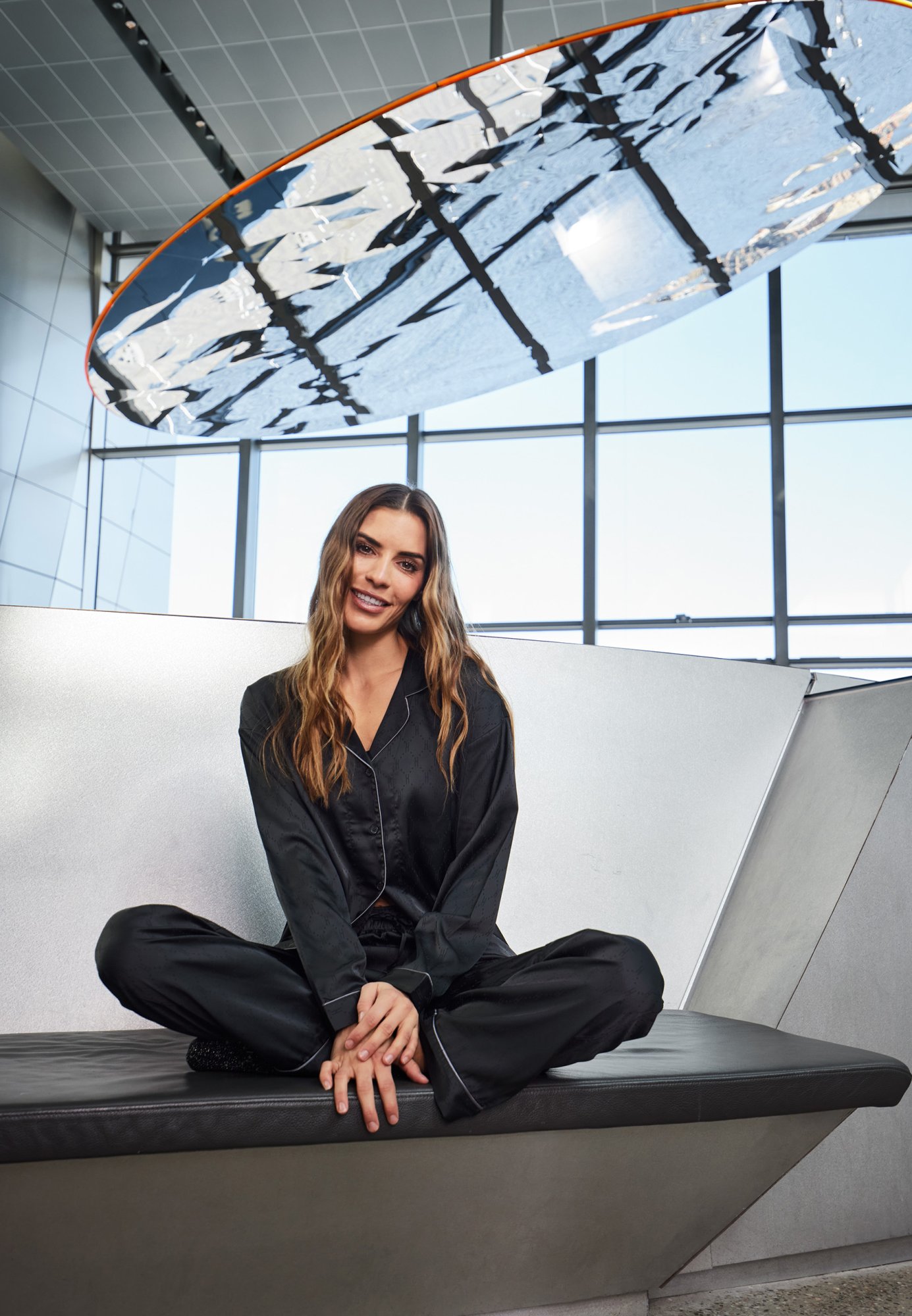 Pyjamas "satin" | Polyester | Sort -Hype the Detail Pyjamas "satin" | Polyester | Sort -Hype the Detail