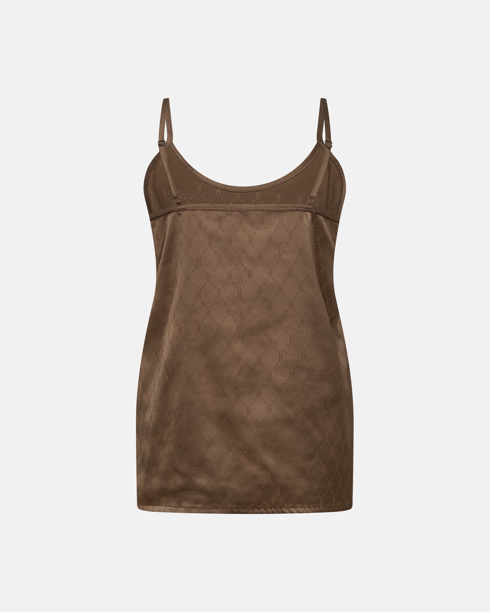 Pyjamas m. shorts "Satin" | Polyester | Brun -Hype the Detail Pyjamas m. shorts "Satin" | Polyester | Brun -Hype the Detail