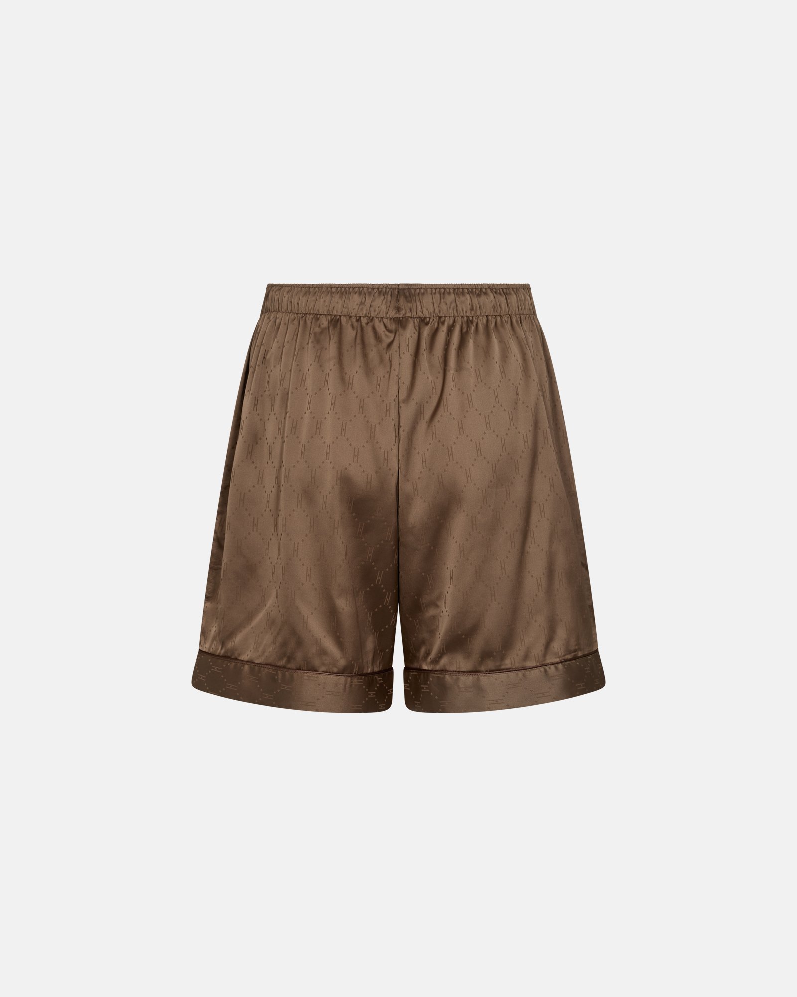 Pyjamas m. shorts "Satin" | Polyester | Brun -Hype the Detail Pyjamas m. shorts "Satin" | Polyester | Brun -Hype the Detail
