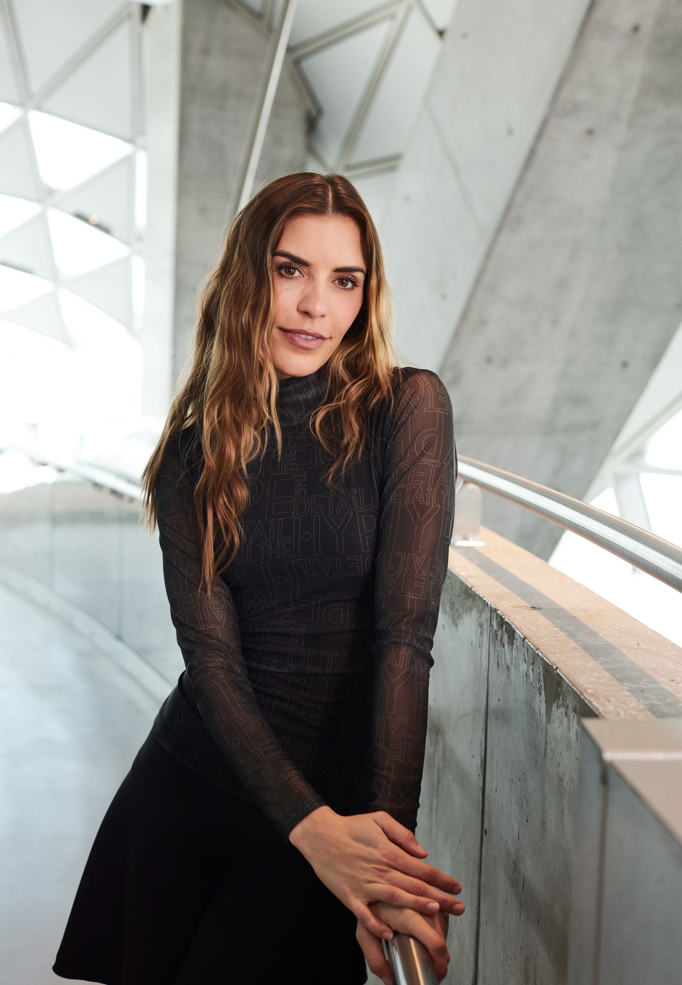 Bluse "mesh" | Polyester | Sort -Hype the Detail Bluse "mesh" | Polyester | Sort -Hype the Detail