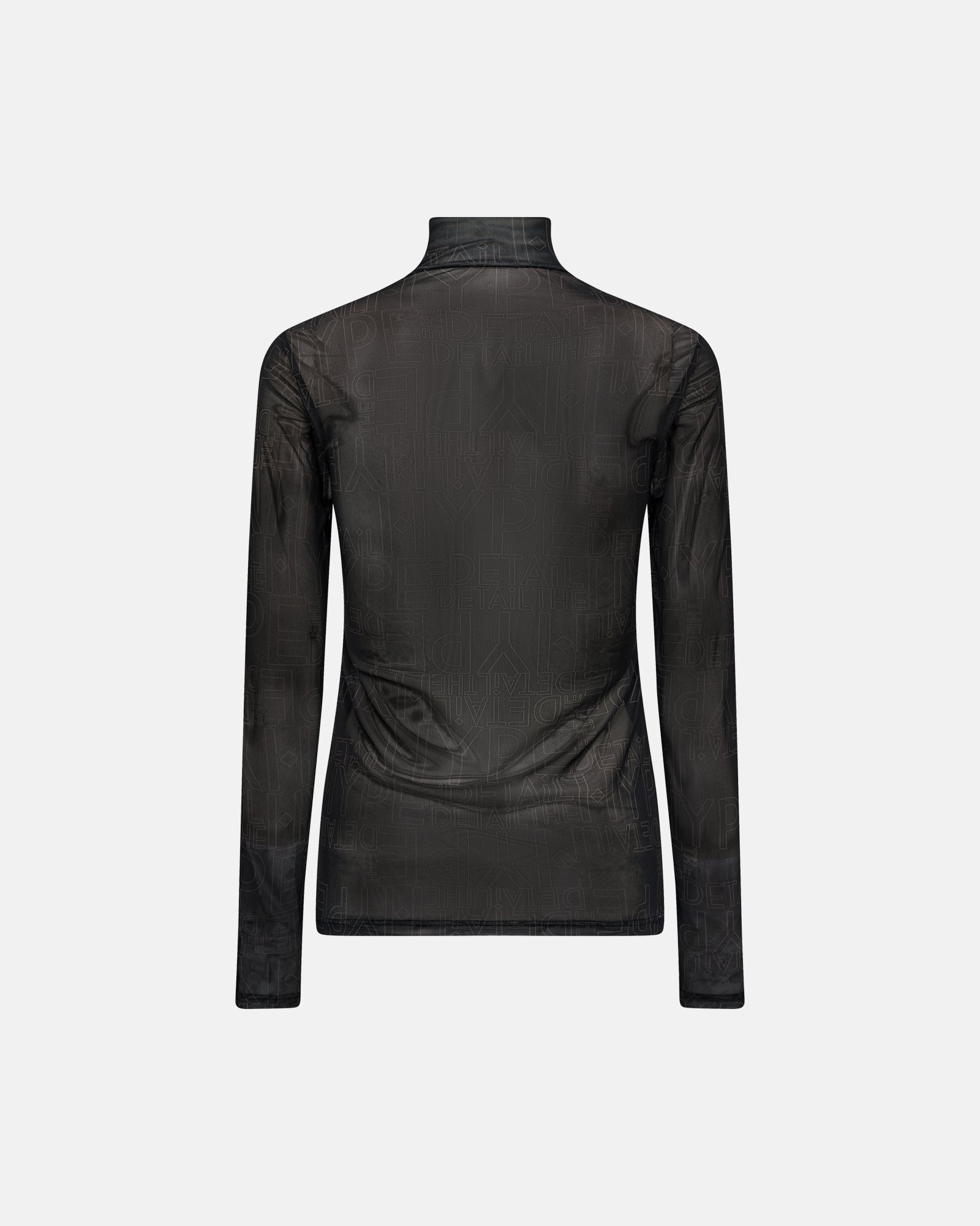 Bluse "mesh" | Polyester | Sort -Hype the Detail Bluse "mesh" | Polyester | Sort -Hype the Detail