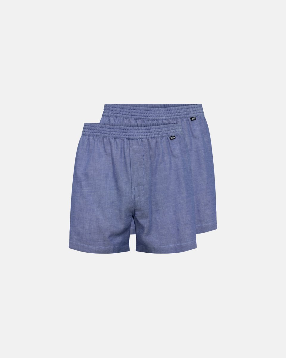 JBS Boxershorts 2-pak | 100% bomuld | Blå - S