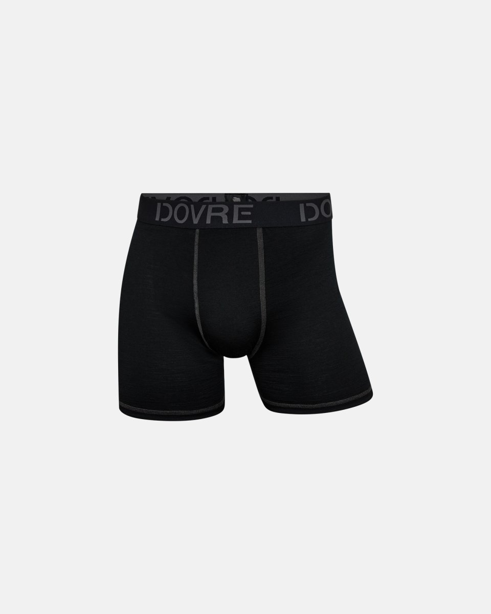 Dovre Tights | 100% merino uld | Sort - S