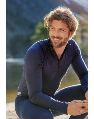 Long johns, 100% merino uld, Navy
