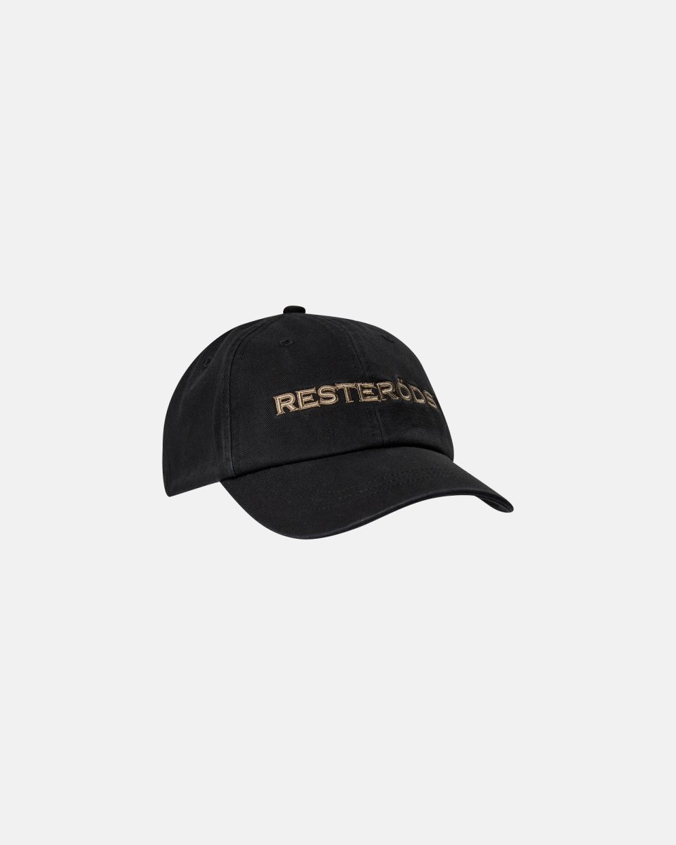 Resteröds Cap i twill | 100% bomuld | Sort - One size