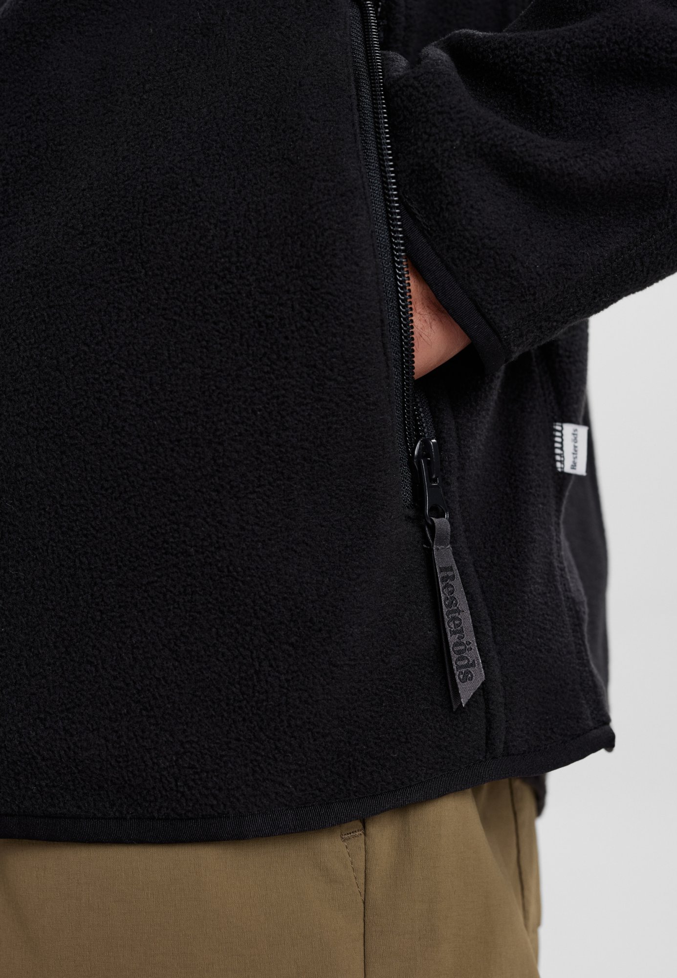 Fleece jakke "polar" | 100% polyester | Sort -Resteröds Fleece jakke "polar" | 100% polyester | Sort -Resteröds