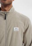 Fleece jakke 'polar', 100% polyester, Grå