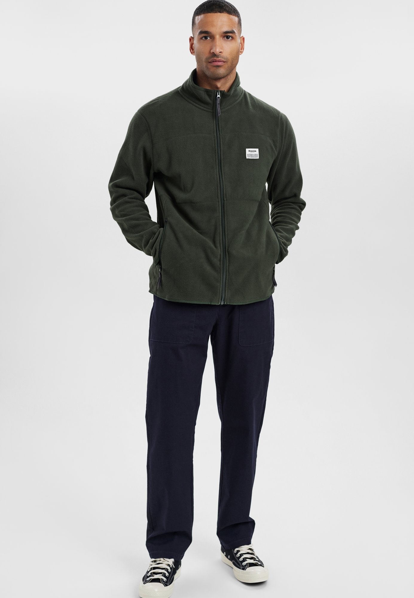 Fleece jakke "polar" | 100% polyester | Grøn -Resteröds Fleece jakke "polar" | 100% polyester | Grøn -Resteröds