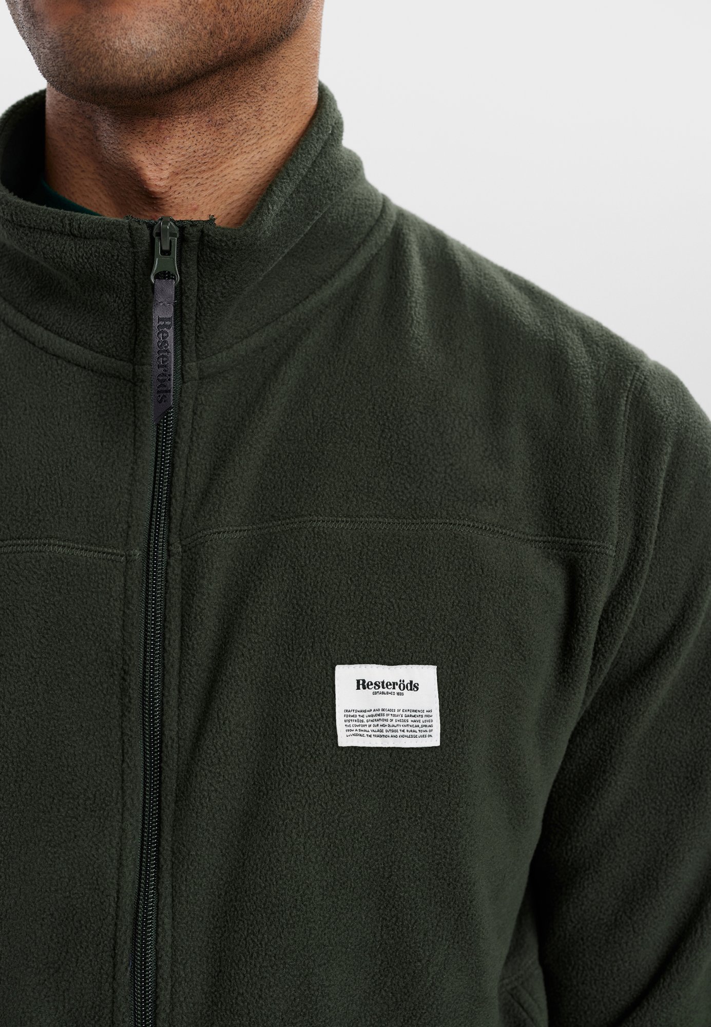 Fleece jakke "polar" | 100% polyester | Grøn -Resteröds Fleece jakke "polar" | 100% polyester | Grøn -Resteröds