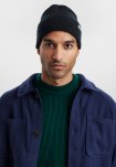 Beanie hue, 100% uld, Sort