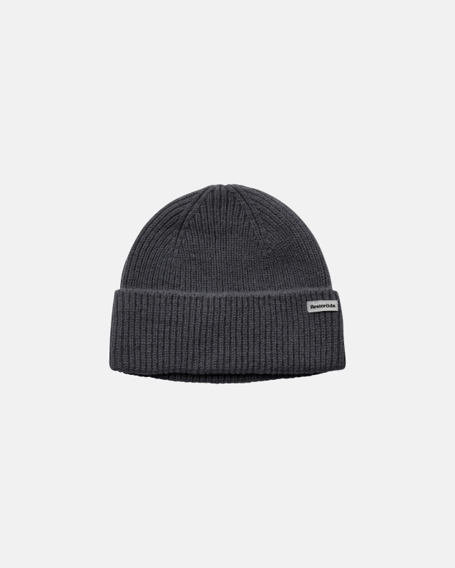 Beanie hue | 100% uld | Grå