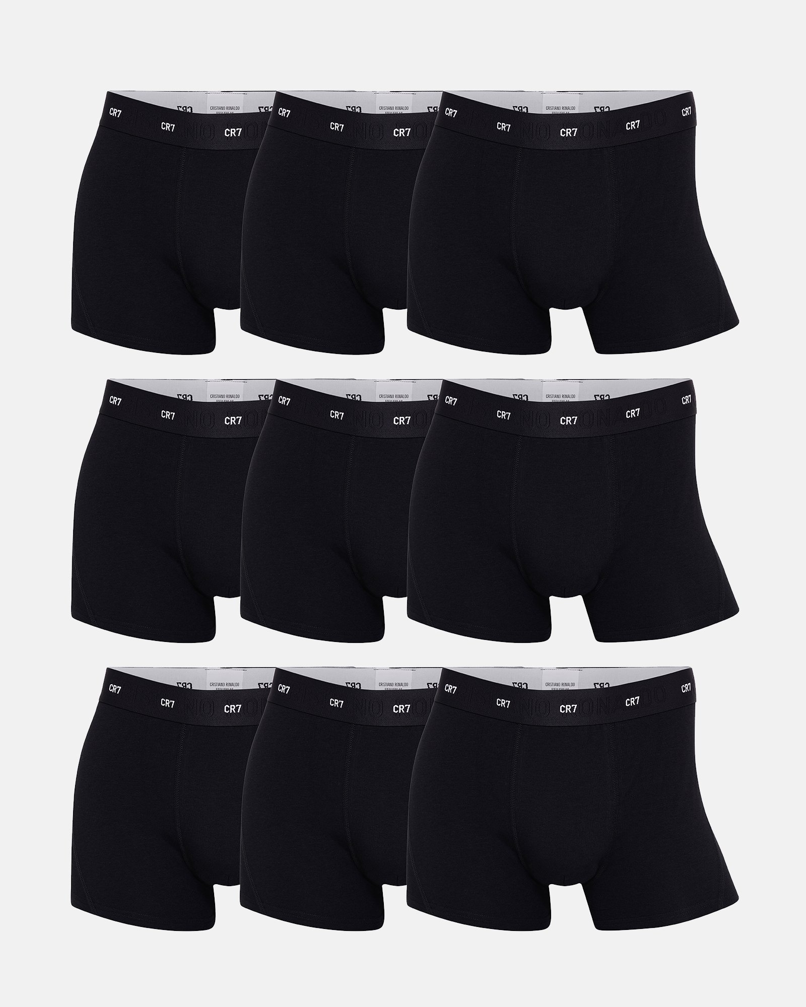 Trunks 9-pak | Bambusviskose | Sort -CR7 Trunks 9-pak | Bambusviskose | Sort -CR7