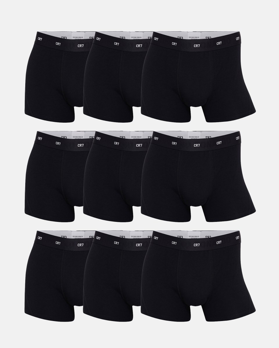 CR7 Trunks 9-pak | Bambusviskose | Sort - S