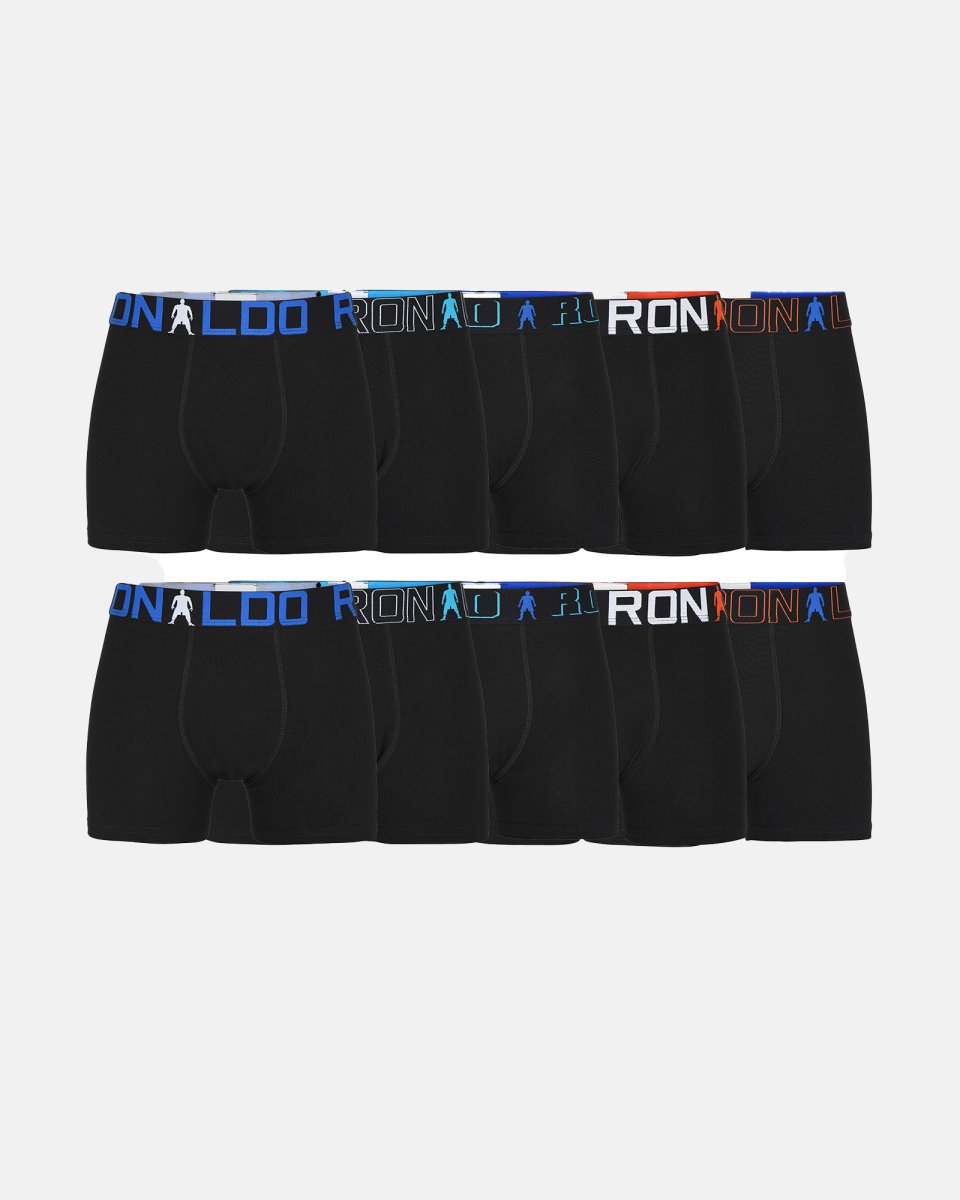 CR7 Trunks "kids" 10-pak | Bomuld | Sort - 4/6
