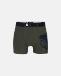 Trunks "kids" 8-pak | Bomuld | Sort/grøn -CR7