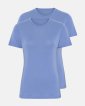 T-shirt 2-pak | 100% merino uld | Blå - Dovre Women