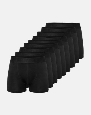 Tights "Gunnar" 9-pak, Økologisk bomuld, Sort