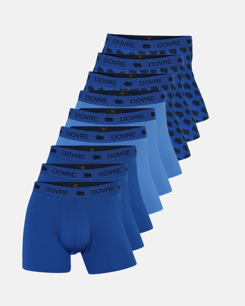 Dovre Tights 9-pak | Recycled polyester | Blå - S