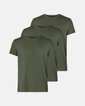 T-shirt "o-neck" 3-pak, Bambusviskose, Grøn