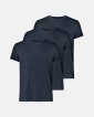 T-shirt "o-neck" 3-pak | Bambusviskose | Navy - Resteröds
