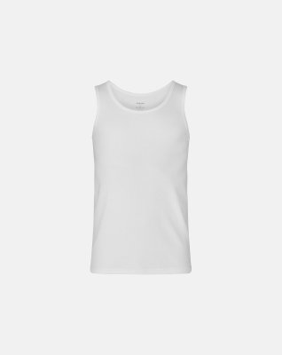 Tanktop 4-pak, Bambusviskose, Hvid