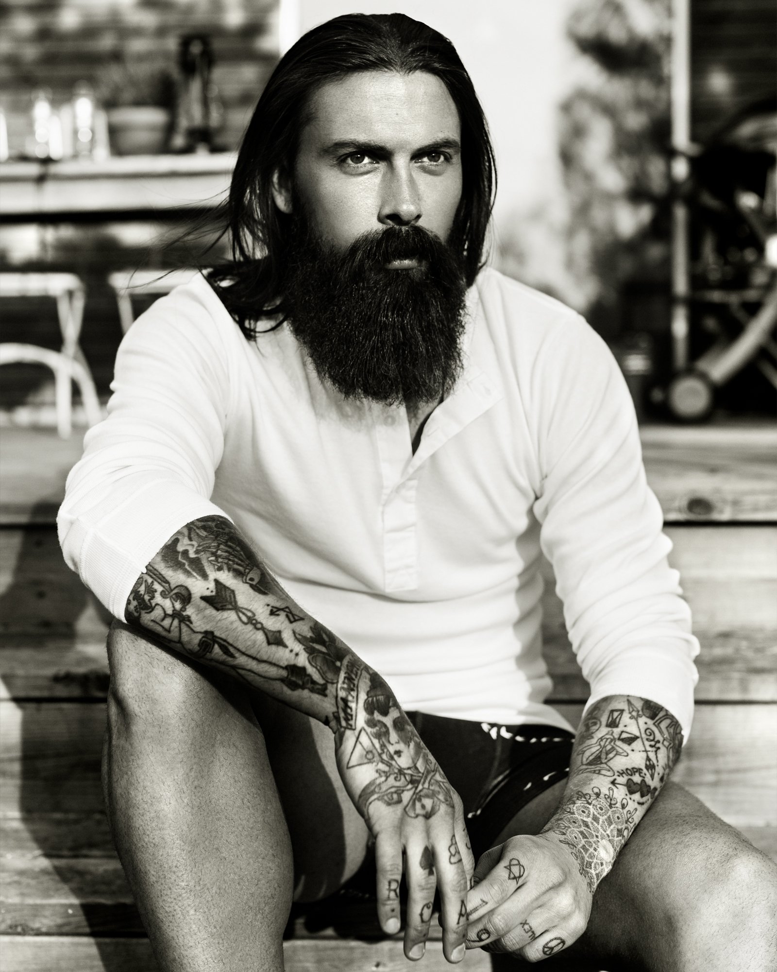 Langærmet t-shirt "grandad" 2-pak | 100% økologisk bomuld | Hvid -Resteröds Langærmet t-shirt "grandad" 2-pak | 100% økologisk bomuld | Hvid -Resteröds