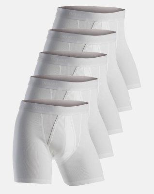 Tights m. gylp 5-pak | 100% økologisk bomuld | Hvid -Dovre