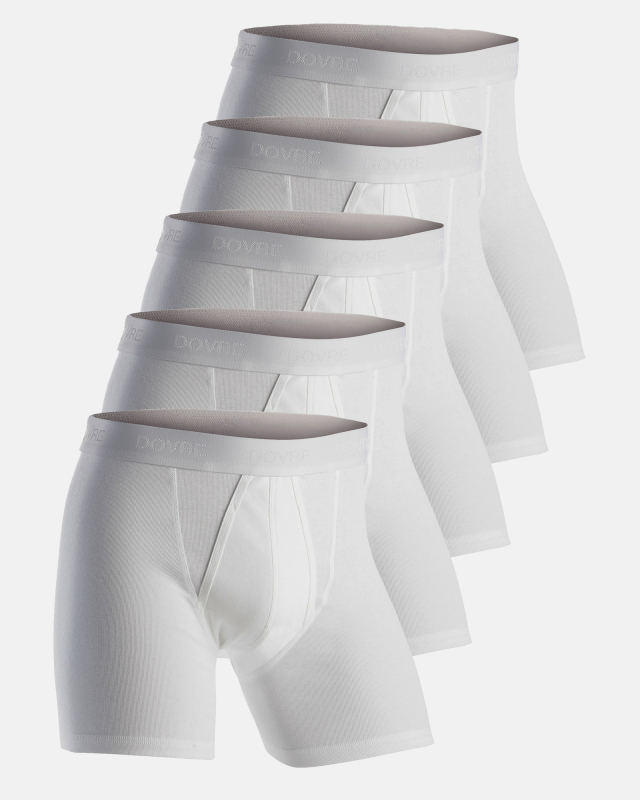 Tights m. gylp 5-pak | 100% økologisk bomuld | Hvid