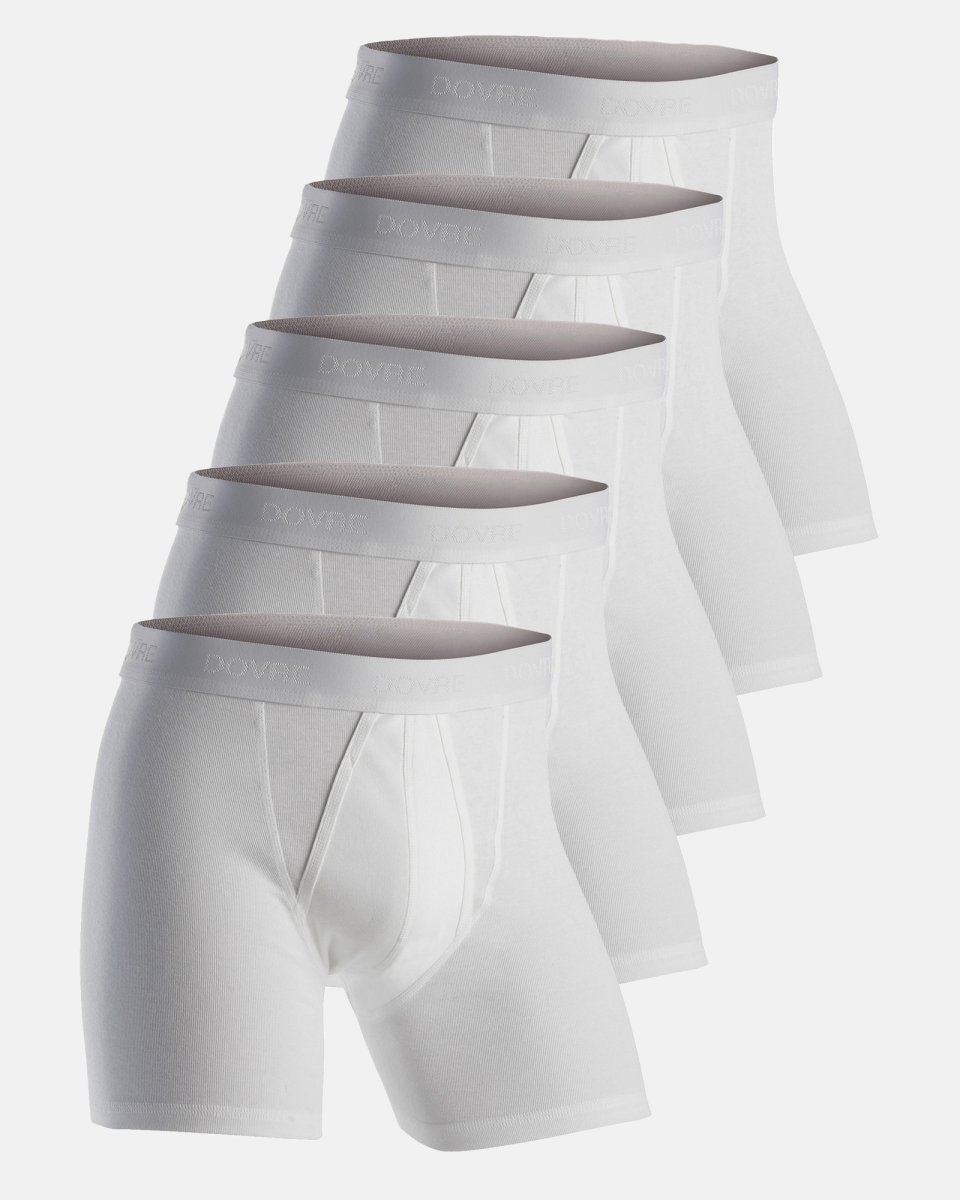 Dovre Tights m. gylp 5-pak | 100% økologisk bomuld | Hvid - S