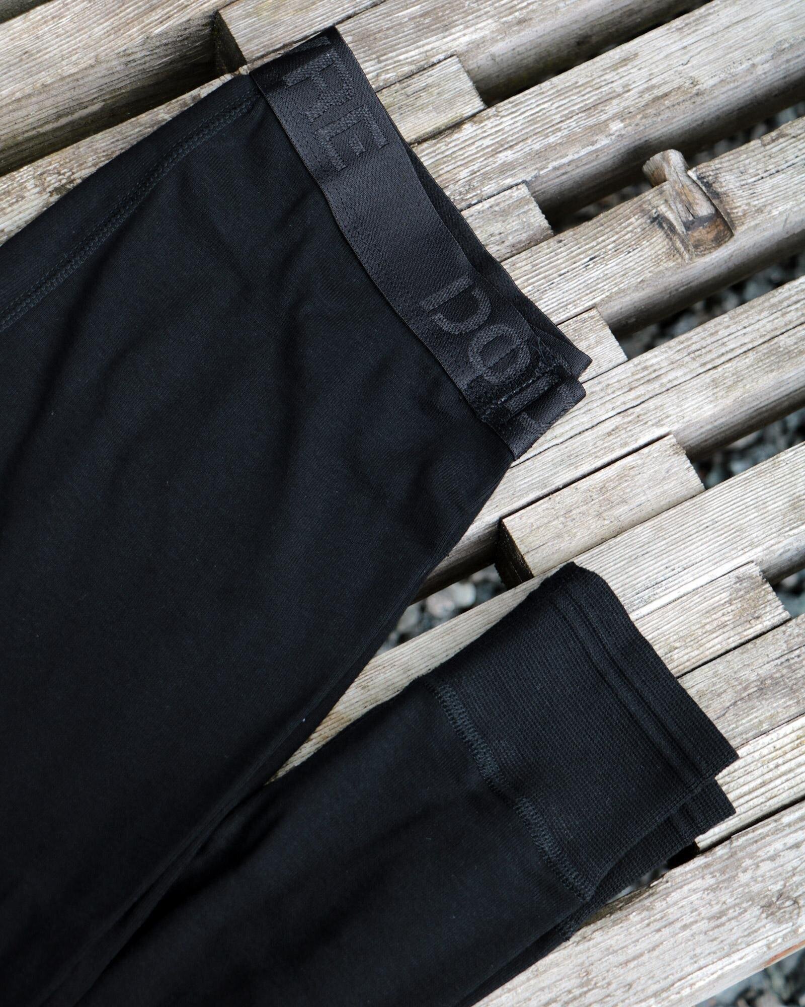 Long johns m. gylp 2-pak | 100% økologisk bomuld | Sort -Dovre Long johns m. gylp 2-pak | 100% økologisk bomuld | Sort -Dovre
