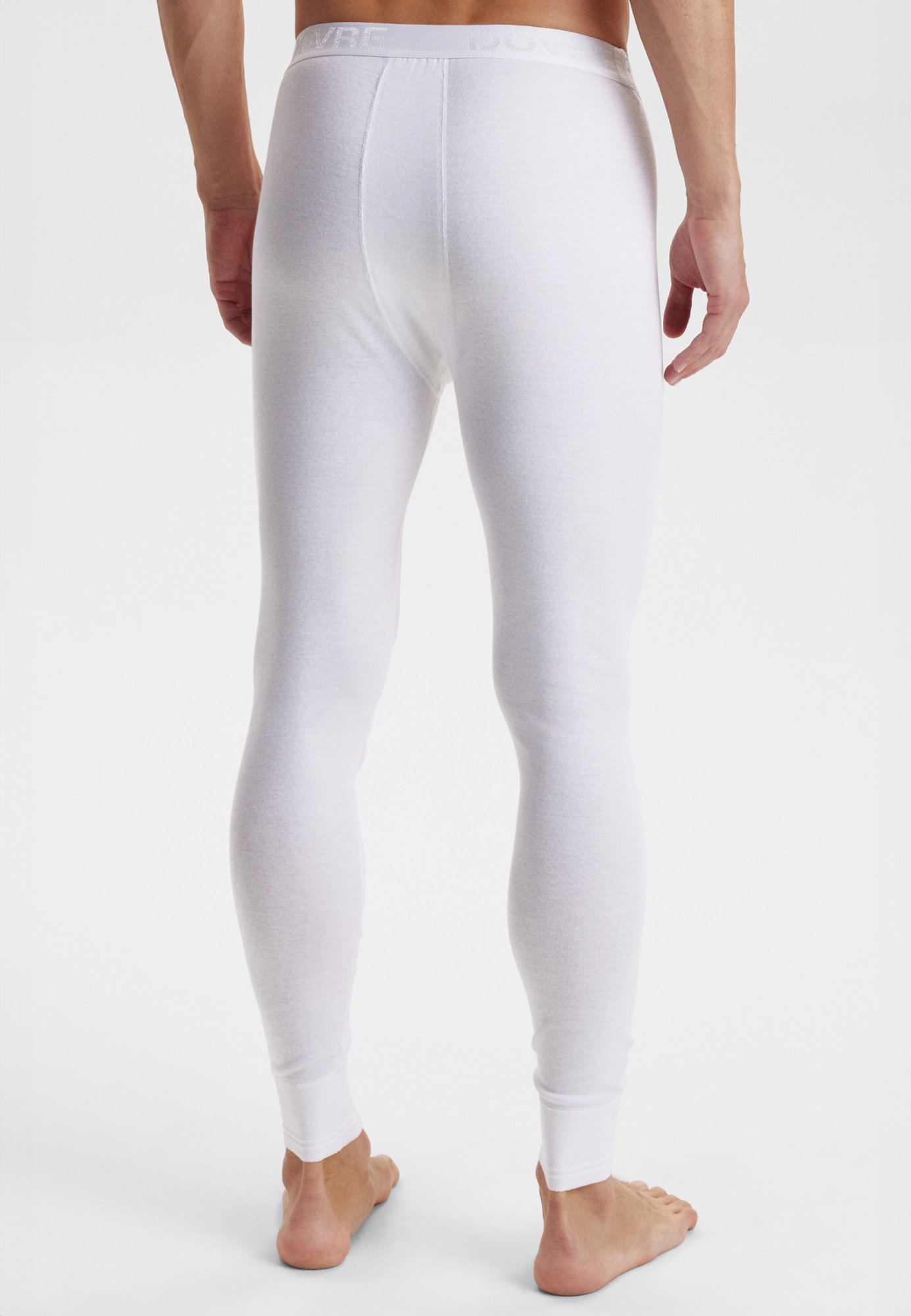 Long johns m. gylp 2-pak | 100% økologisk bomuld | Hvid -Dovre Long johns m. gylp 2-pak | 100% økologisk bomuld | Hvid -Dovre