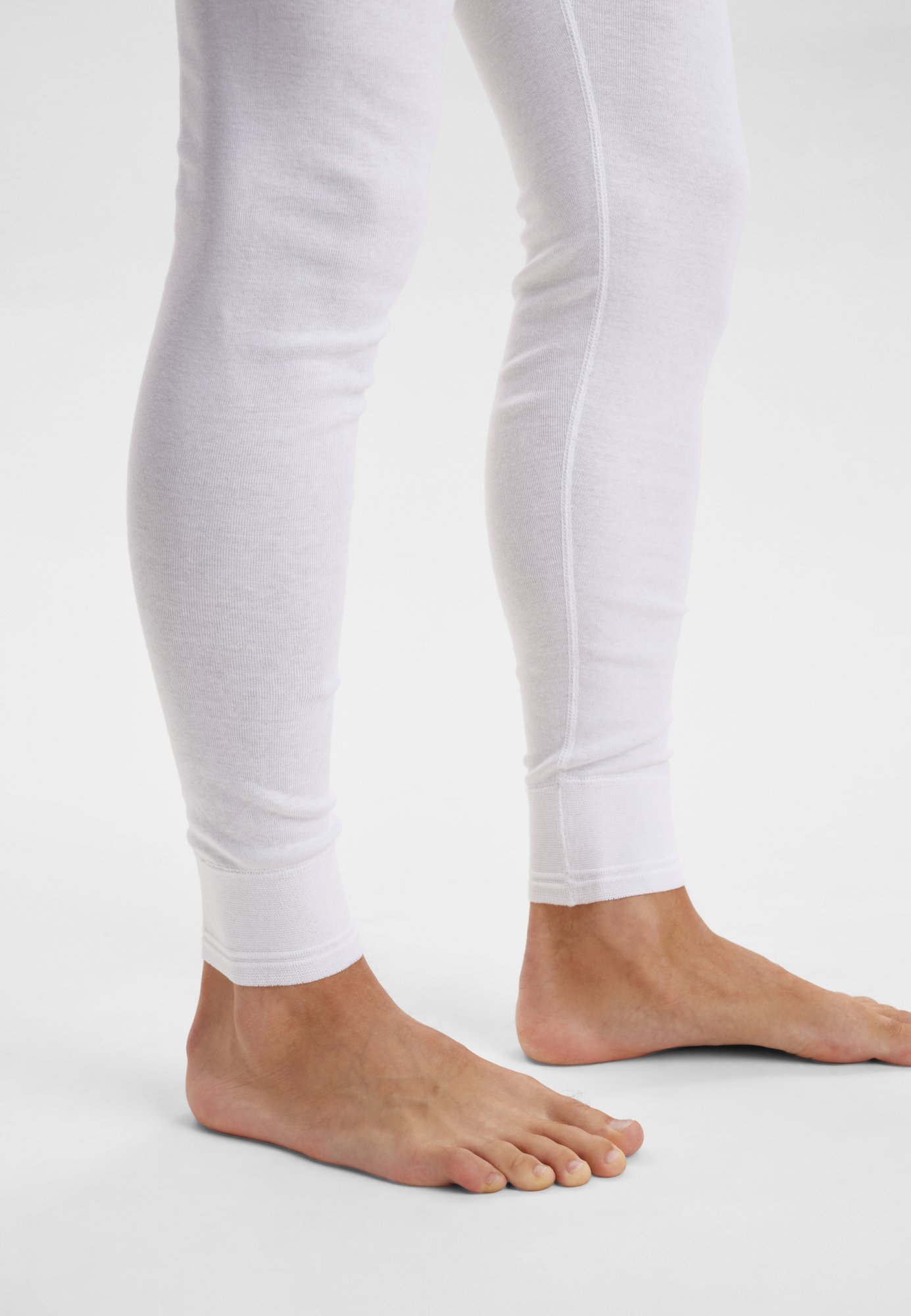 Long johns m. gylp 2-pak | 100% økologisk bomuld | Hvid -Dovre Long johns m. gylp 2-pak | 100% økologisk bomuld | Hvid -Dovre