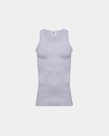 Tanktop 4-pak | 100% økologisk bomuld | Lys grå -Dovre