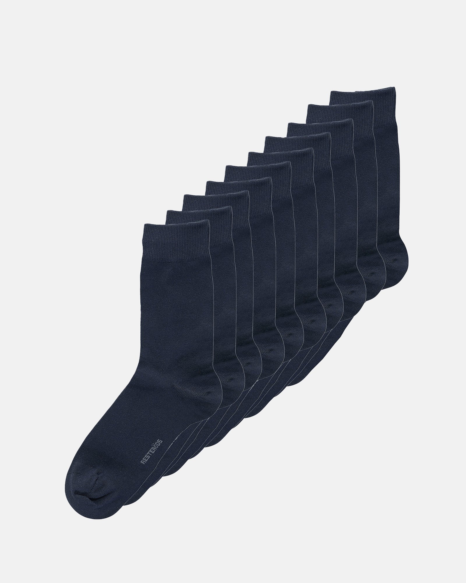 Strømper 10-pak | Bambusviskose | Marine -Resteröds Strømper 10-pak | Bambusviskose | Marine -Resteröds