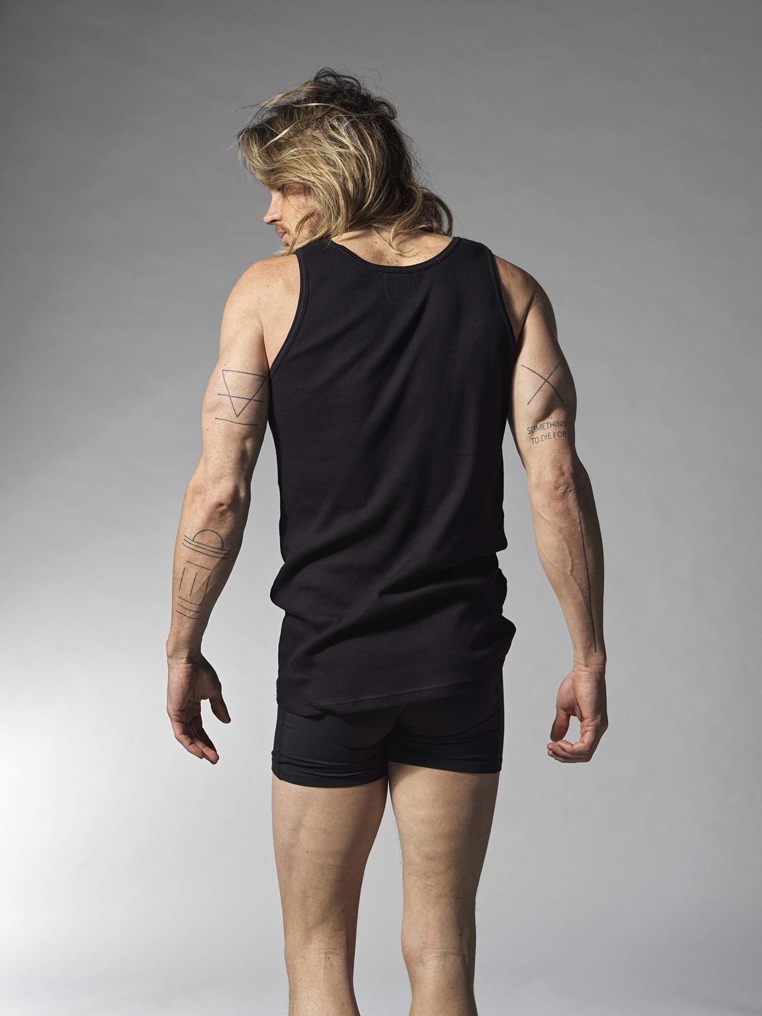 Tanktop  4-pak | 100% økologisk bomuld | Sort -Resteröds Tanktop  4-pak | 100% økologisk bomuld | Sort -Resteröds