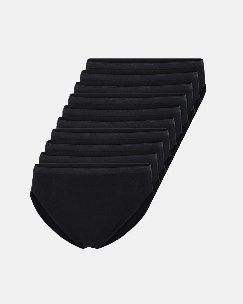 Decoy Tai brief 10-pak | GOTS bomuld | Sort - S