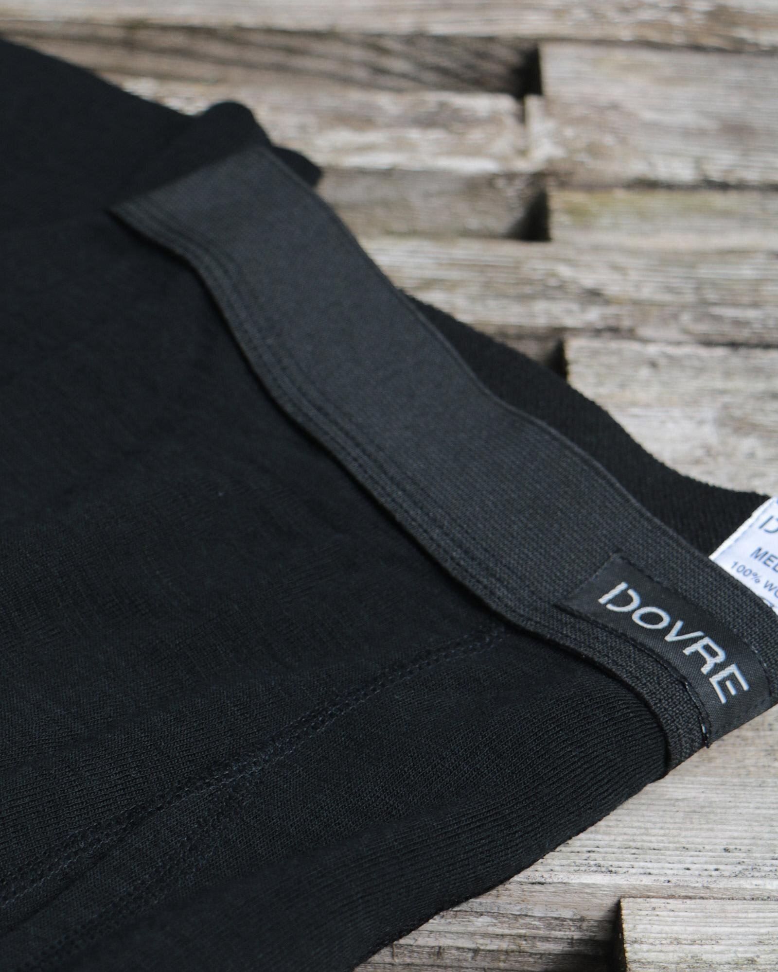 Long johns m. gylp "3/4længde"  2-pak | 100% merino uld | Sort -Dovre Long johns m. gylp "3/4længde"  2-pak | 100% merino uld | Sort -Dovre