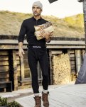 Long johns 2-pak, 100% merino uld, Grøn
