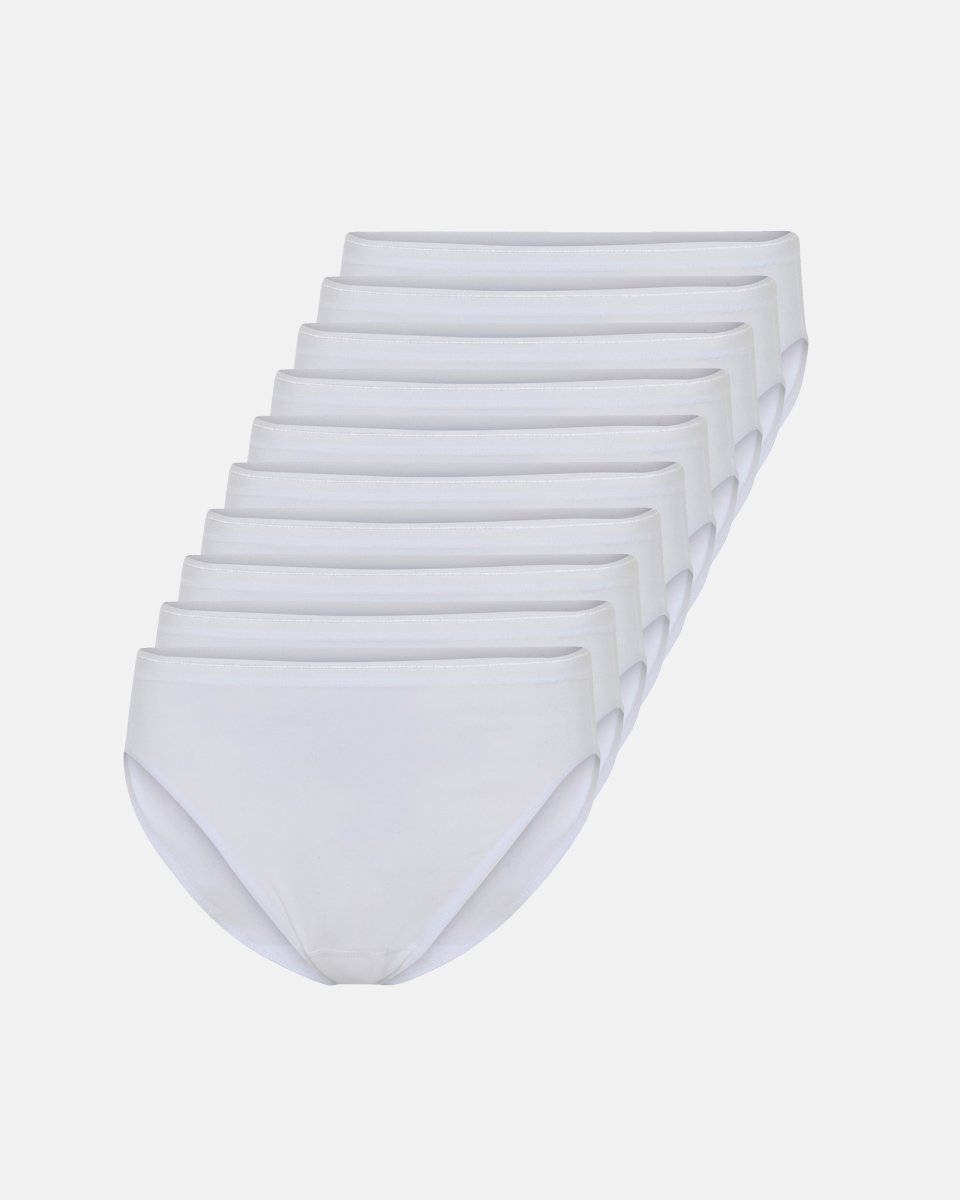 Decoy Tai brief 10-pak | GOTS bomuld | Hvid - S