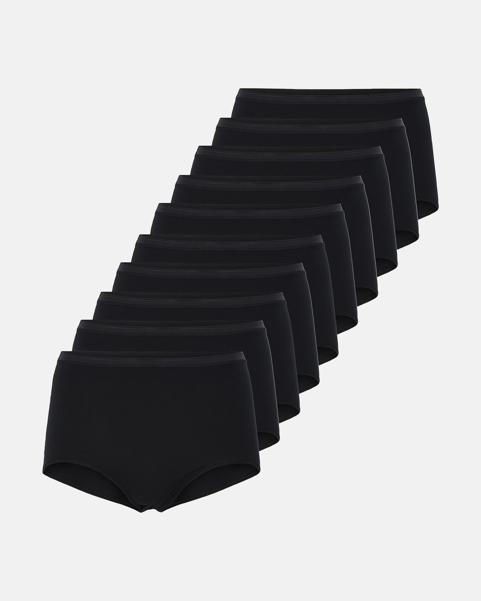 Maxi brief 10 pak | GOTS bomuld | Sort -Decoy Maxi brief 10 pak | GOTS bomuld | Sort -Decoy