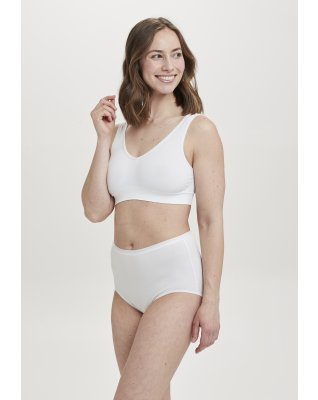 Maxi brief 10-pak, GOTS bomuld, Hvid