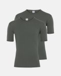 T-shirt 2-pak | 100% merino uld | Grøn -Dovre