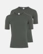 T-shirt 2-pak | 100% merino uld | Grøn - Dovre