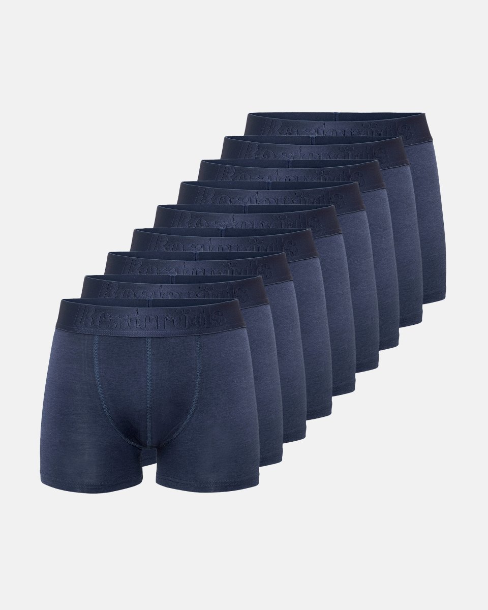 Resteröds Tights "Gunnar" 9-pak | Økologisk bomuld | Navy - S