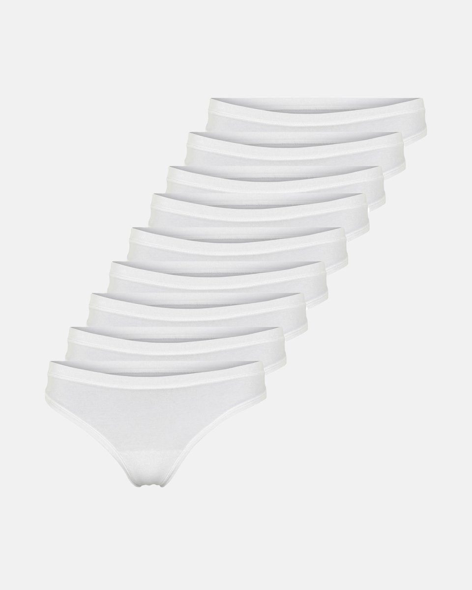 JBS of Denmark Women String 9-pak | Bambusviskose | Hvid - S