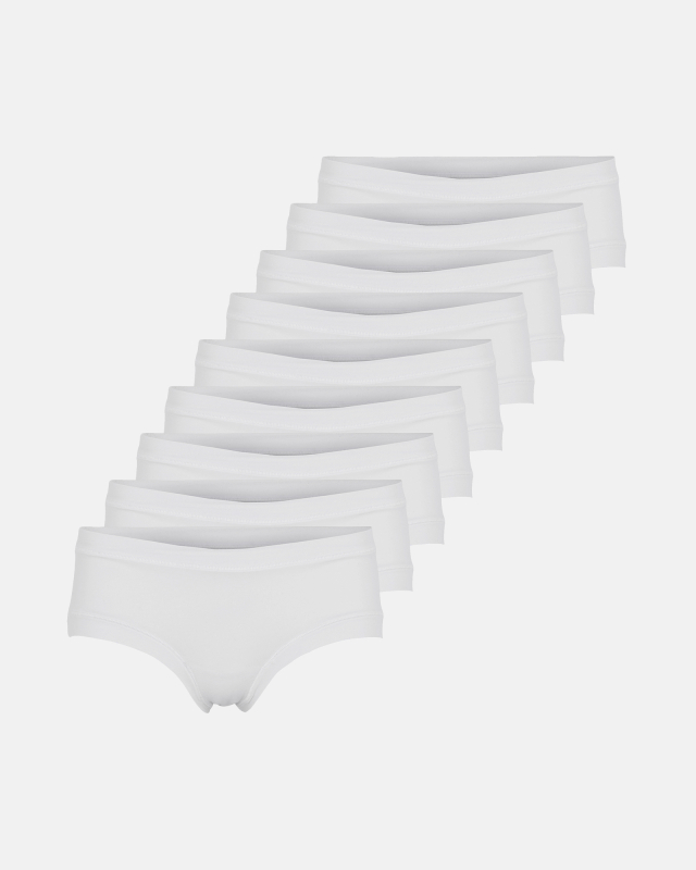 Hipster 9-pak | Bambusviskose | Hvid