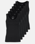 Stroptop 6-pak | Bambusviskose | Sort -JBS of Denmark Women