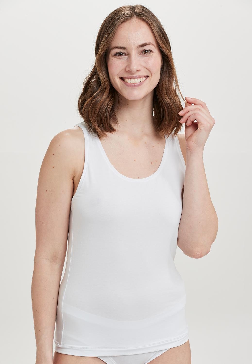 Stroptop 6-pak | Bambusviskose | Hvid -JBS of Denmark Women Stroptop 6-pak | Bambusviskose | Hvid -JBS of Denmark Women