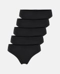 Tai brief 5-pak | Bambusviskose | Sort -JBS of Denmark Women