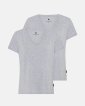 T-shirt v-neck 2-pak | Bambusviskose | Grå - JBS of Denmark Women